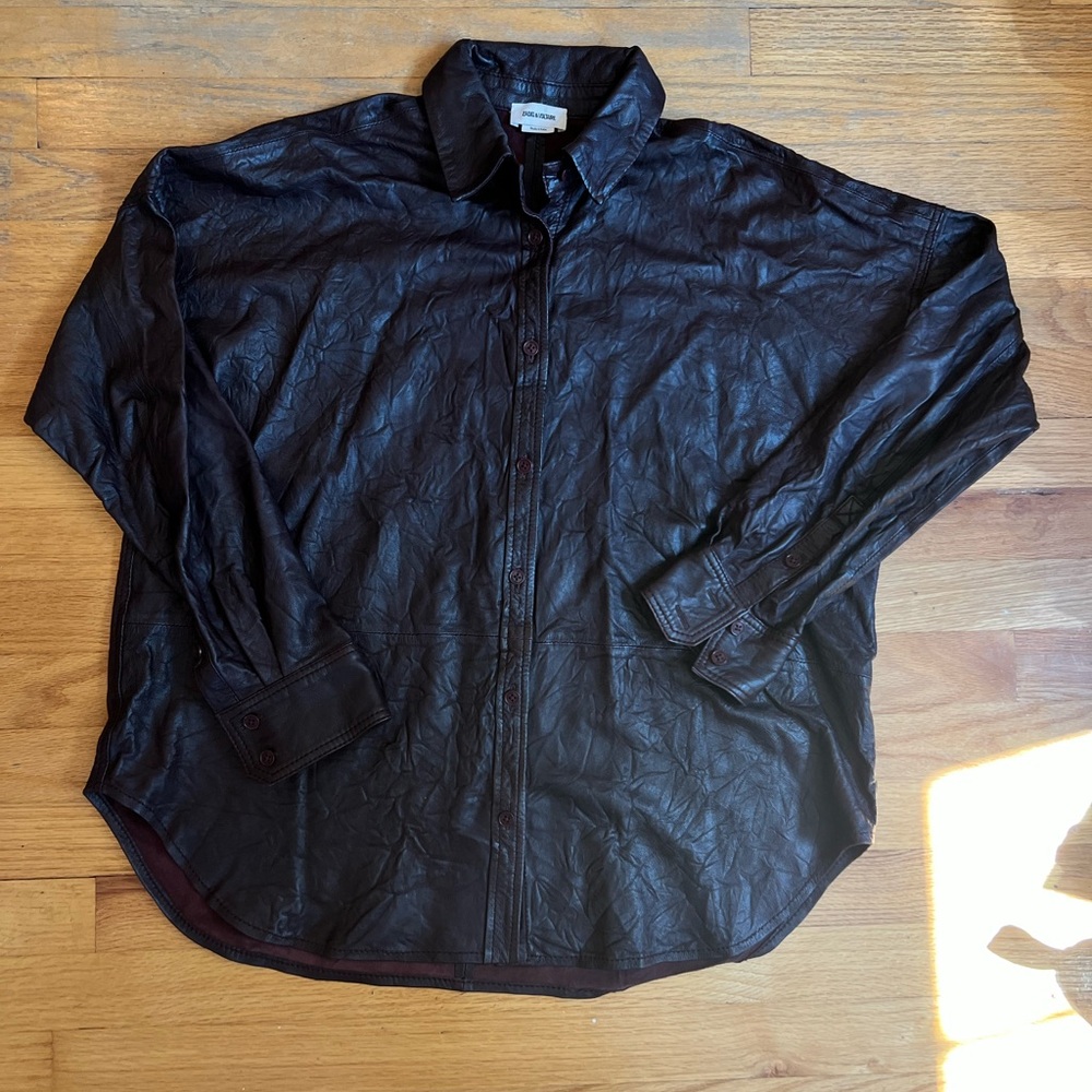 Zadig&Voltaire Leather Shirt